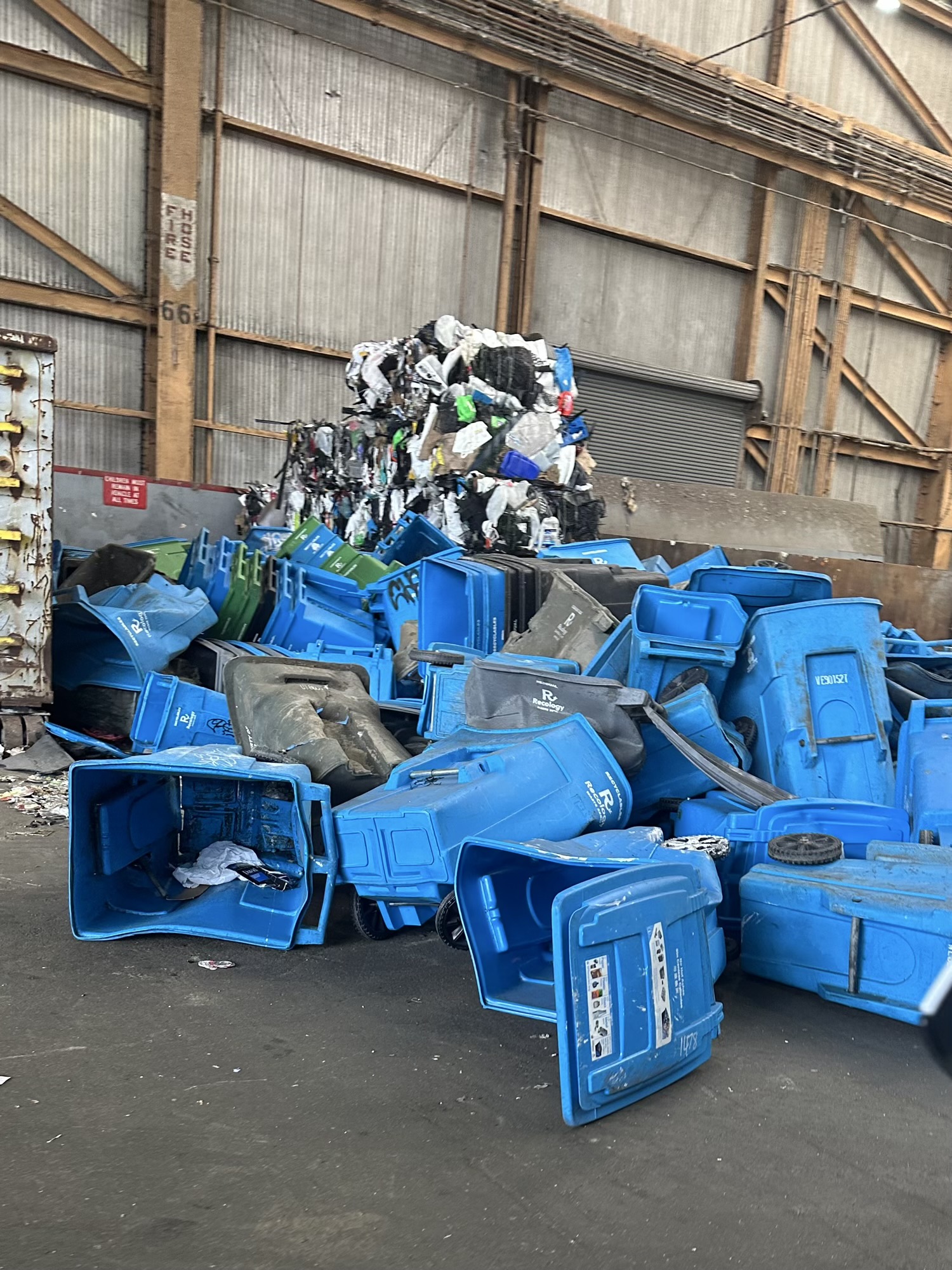 Who will recycle the recycling cans?!